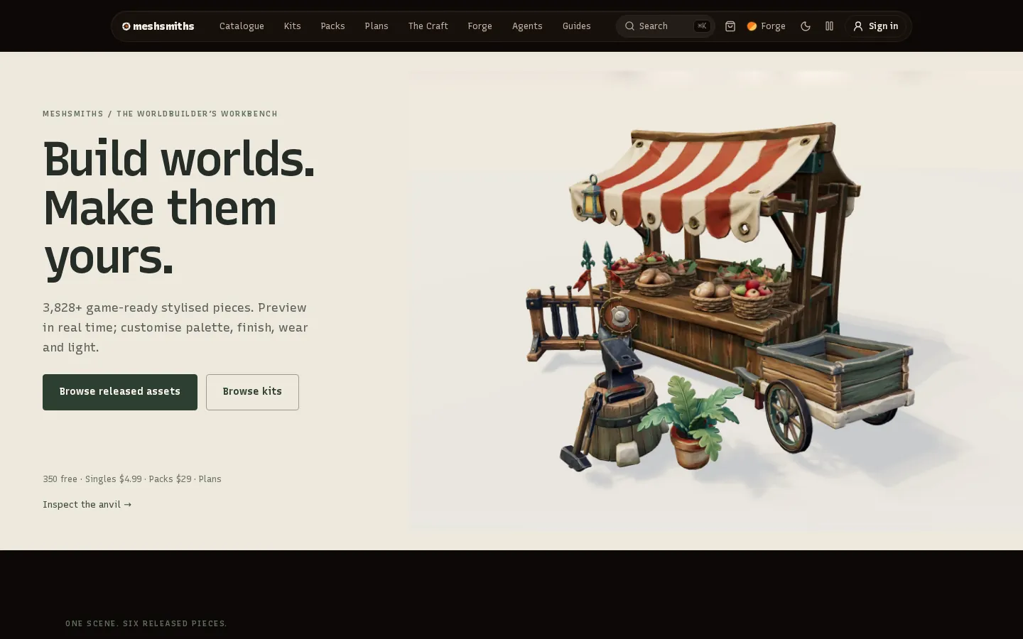 Meshsmiths: Stylised 3D Assets You Can Remix Before You Buy